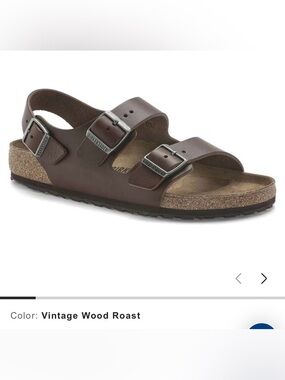 Birkenstock Sandal Info Sheet - Natural Leather Cork Footbed